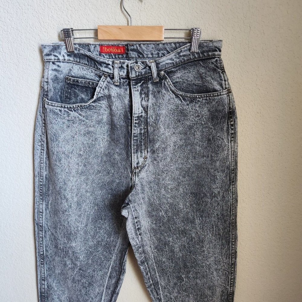 Acid Wash High-Waisted Jeans - Picture 2 of 13